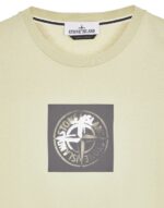 Stone Island Beige Logo T Shirt