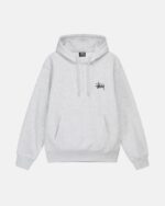 BASIC STÜSSY HOODIE WHITE