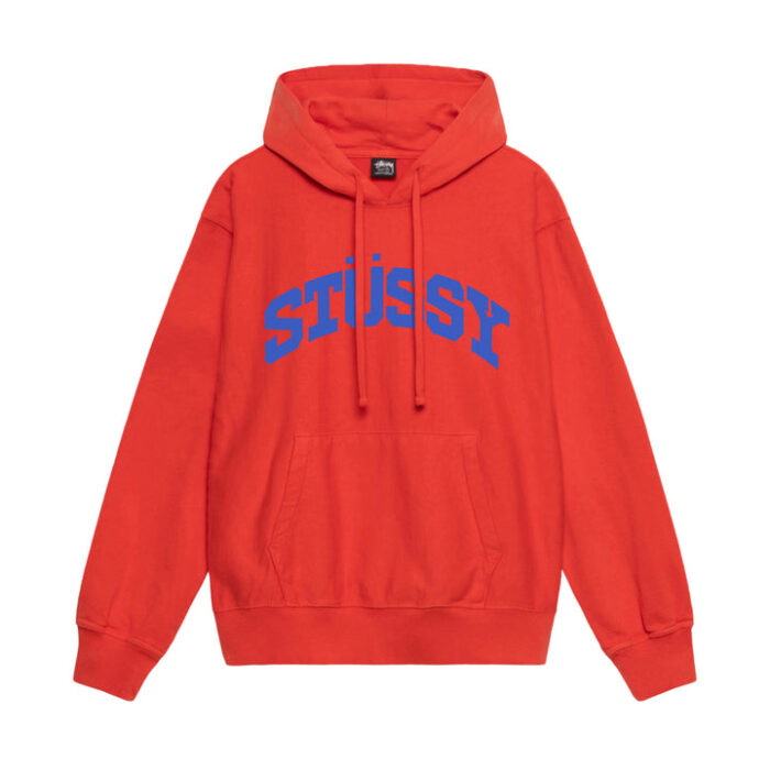 Stussy Block Sport Hoodie-Red