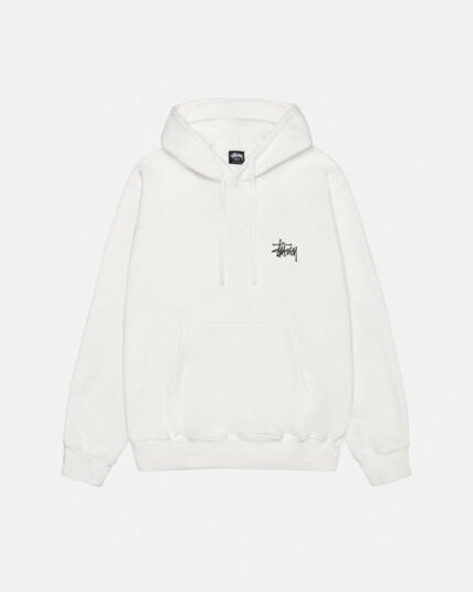 Stussy Built Tough Hoodie Pigment Dyed White