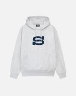 Stussy Letterman White Hoodie