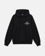 Stussy Skull Black Crest Hoodie